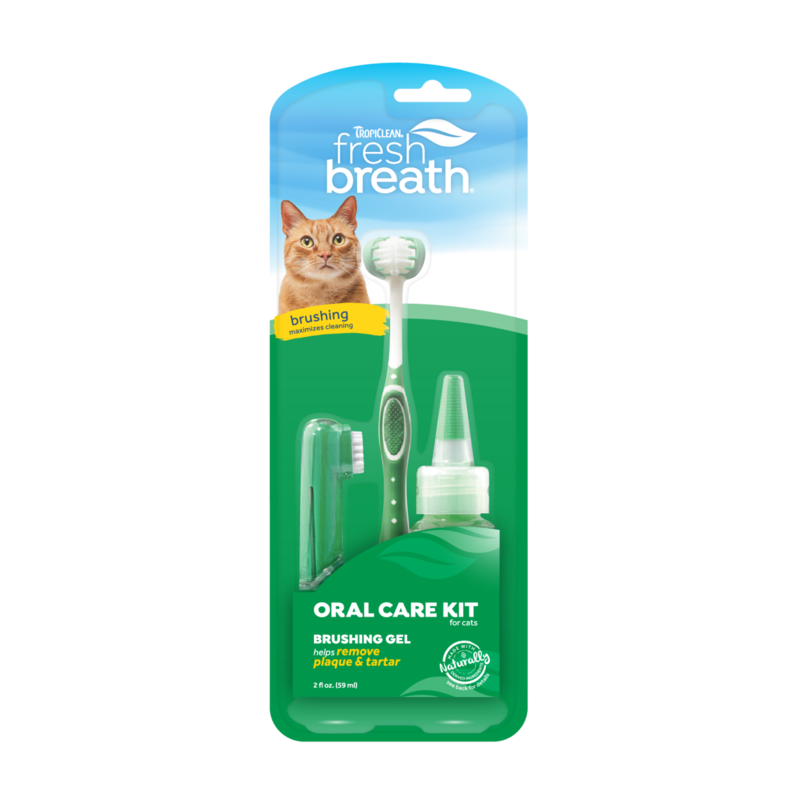 Tropiclean Fresh Breath Oral Care Kit for Cats