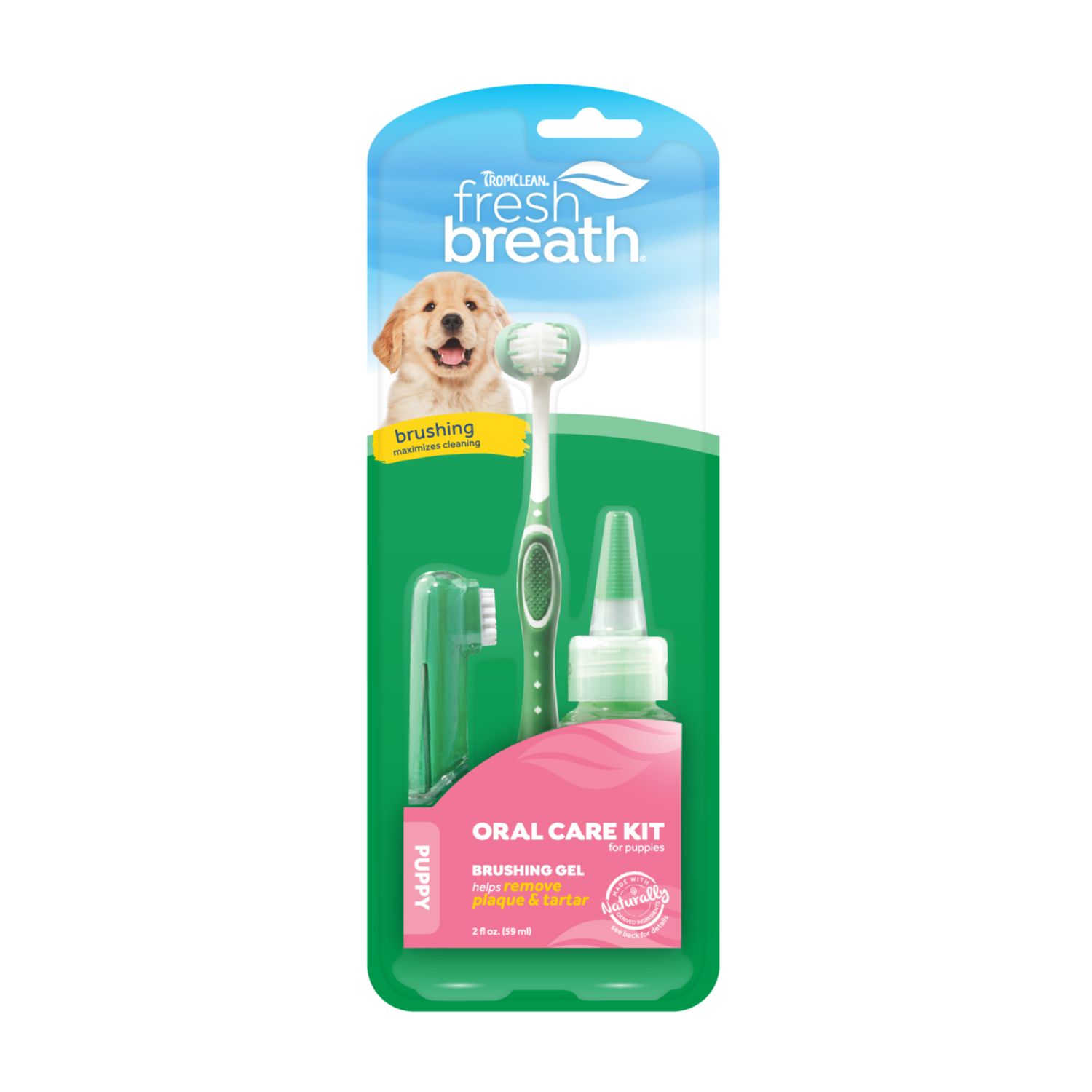 Tropiclean Fresh Breath Oral Care Kit for Puppies