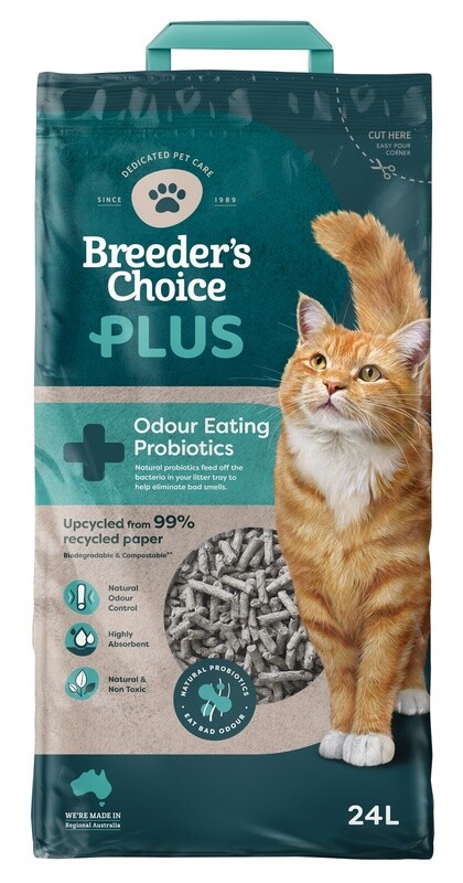 Breeders Choice Plus Probiotic Litter 24Ltr