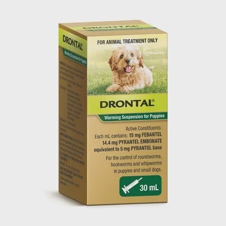 Drontal Worming Suspension For Puppies 30ml