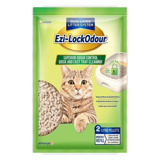Ezi-Lockodour Natural Mineral Zeolite Pellets 2Kg