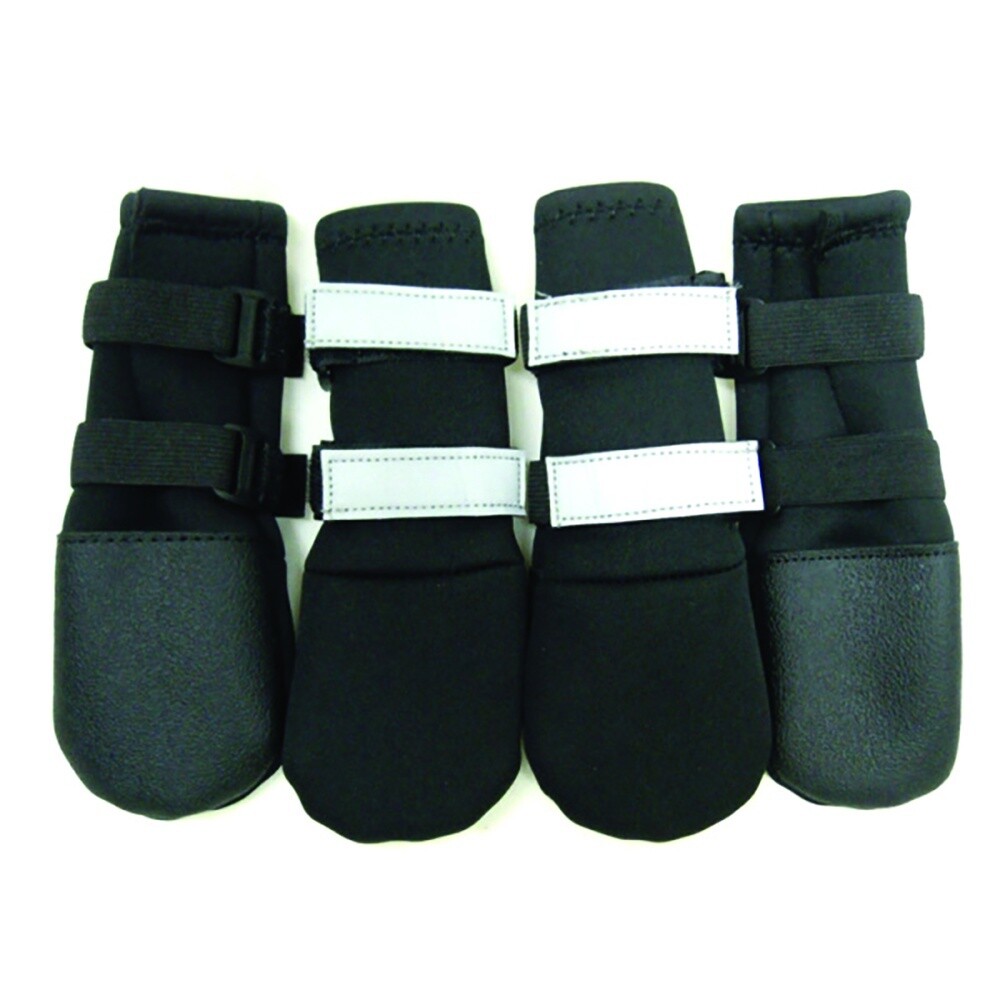 ZEEZ Waterproof Dog  Boots Black Large