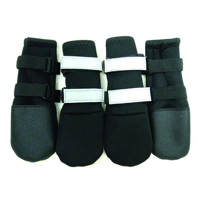 ZEEZ Waterproof Dog  Boots Black Medium