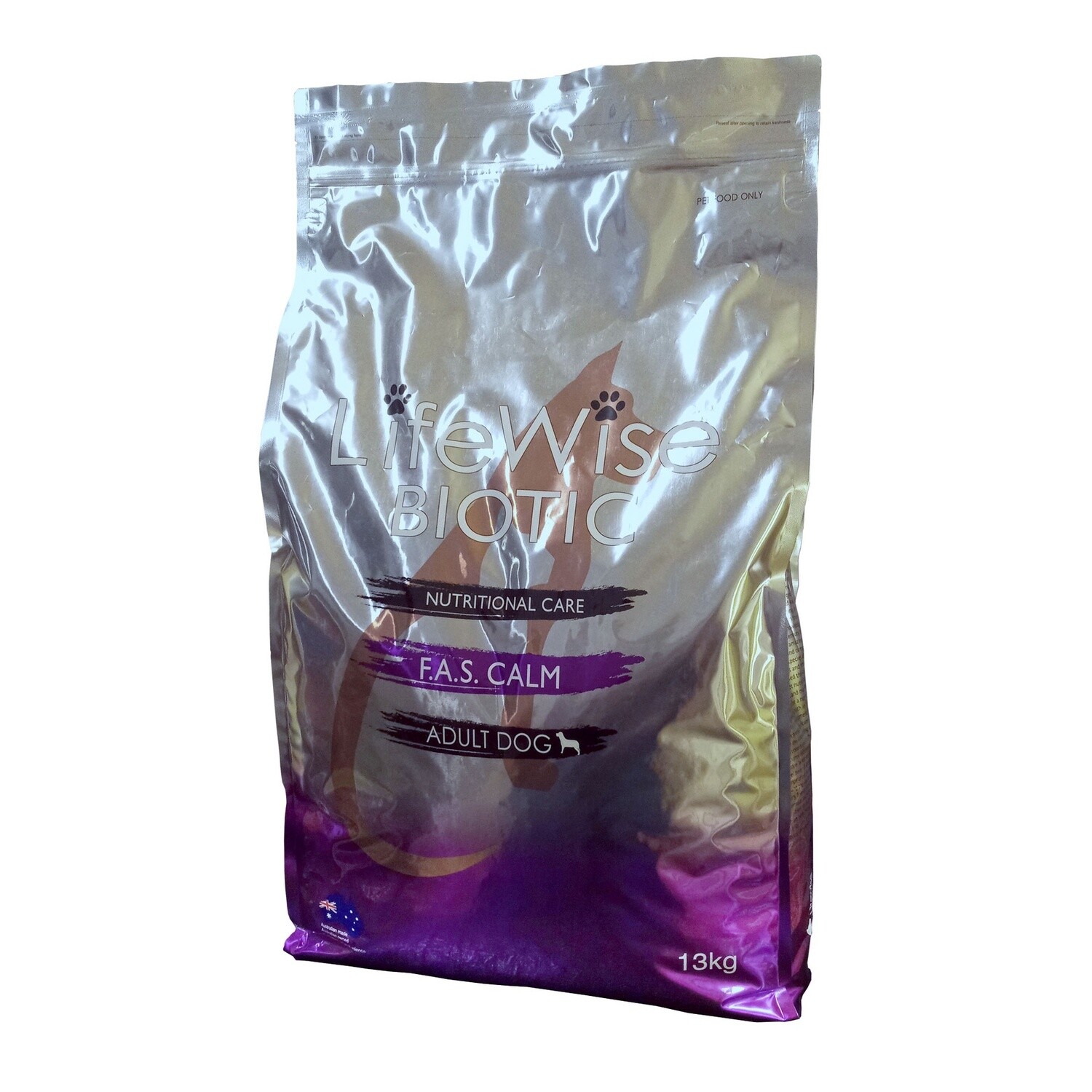 LifeWise Biotic F.A.S. Calm W Fish Lamb Rice Oats &amp; Veg 13Kg