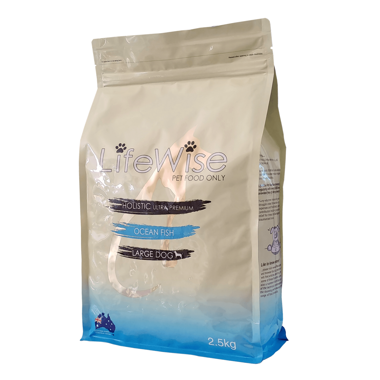 LifeWise Ocean Fish With Lamb And Veg Large Bites 2.5Kg