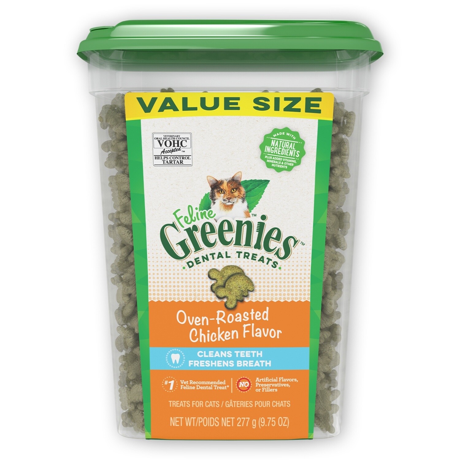 Greenies Cat Chicken Flavour Tub 277G