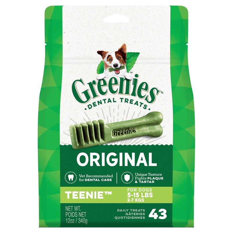 Greenies Dog Treat Pack Teenie 340G