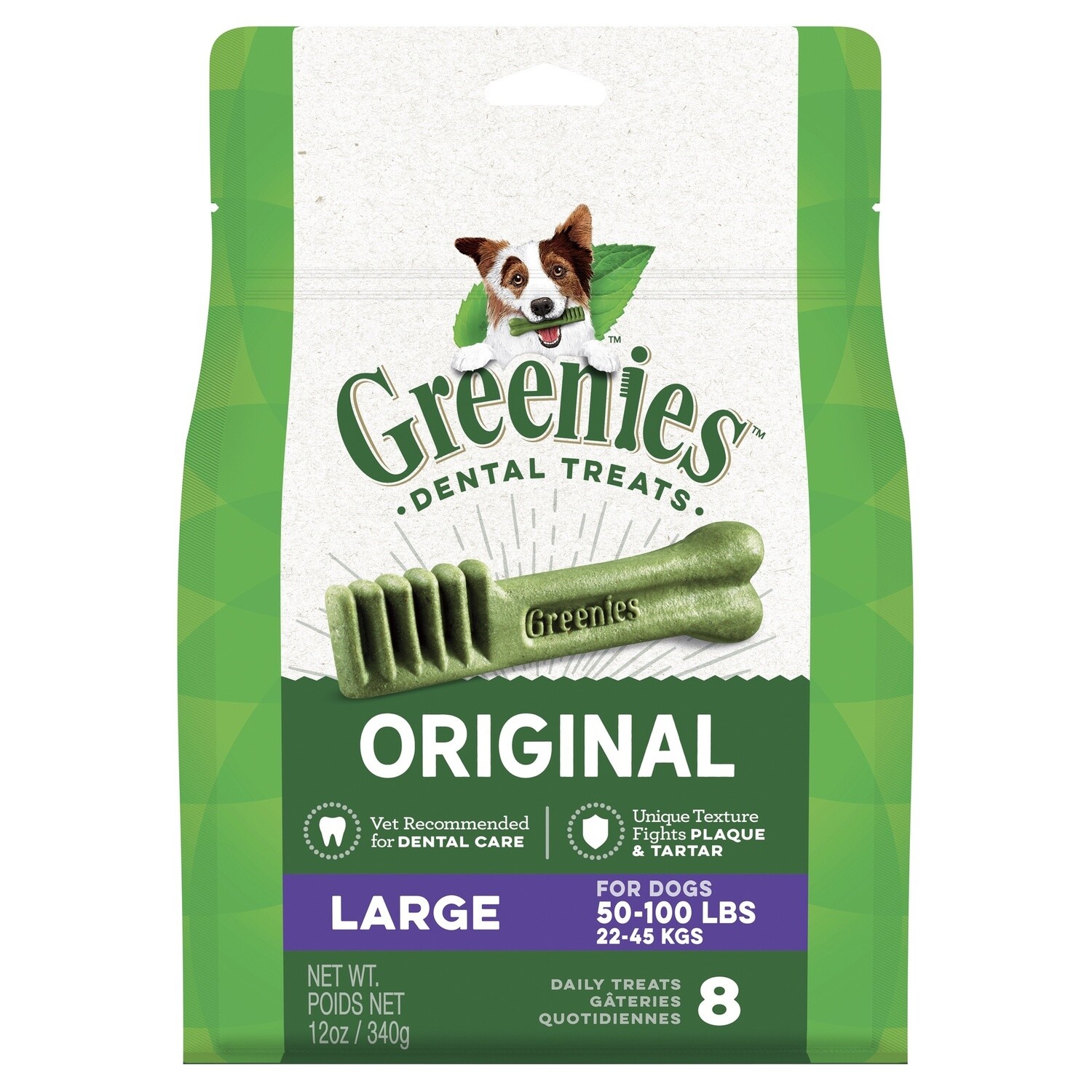 Greenies Dog Treat Pack Large 340G
