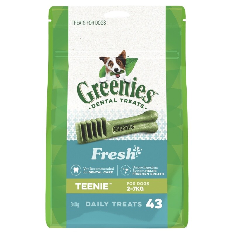 Greenies Dog Fresh Treat Pack Teenie 340G