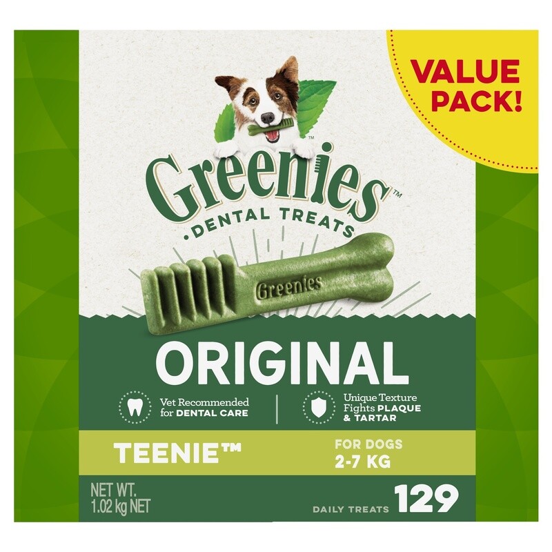 Greenies Dog Original Value Pack Teenie 1Kg