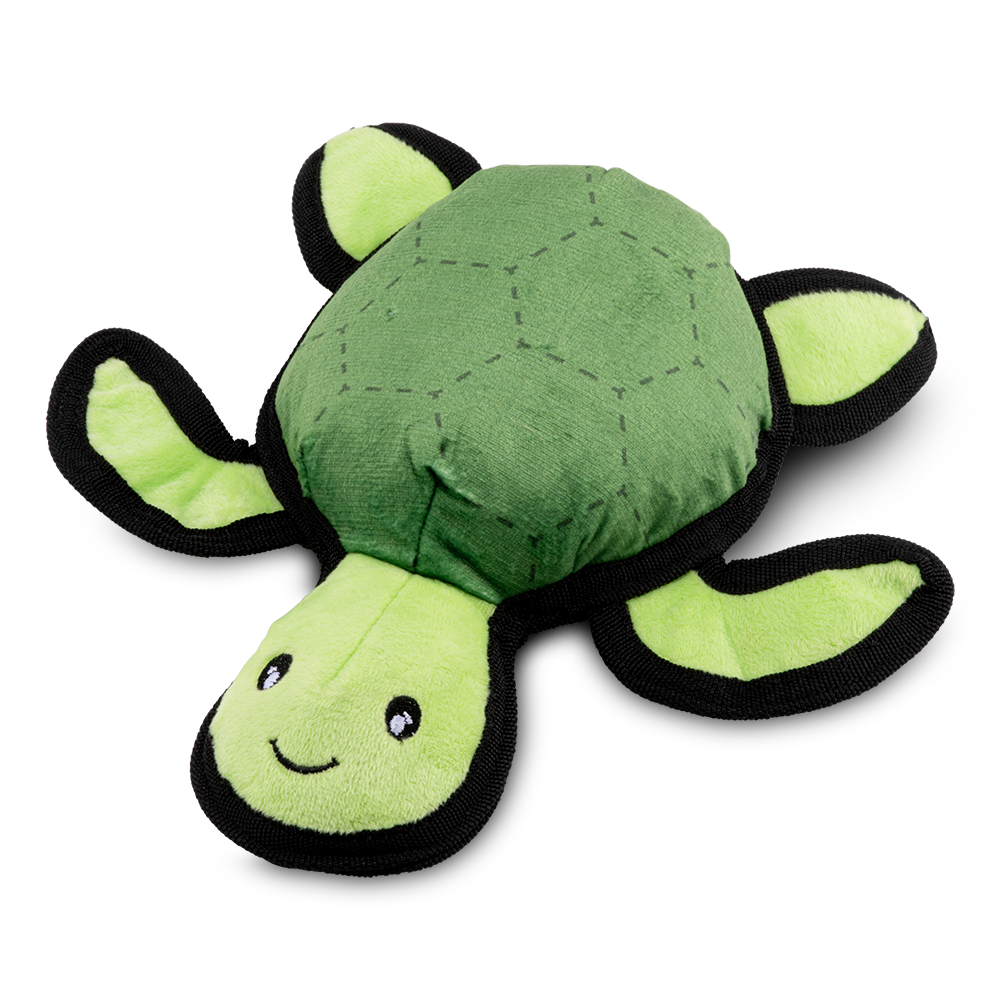Beco Recycled Rough &amp; Tough Turtle Medium Dog Toy
