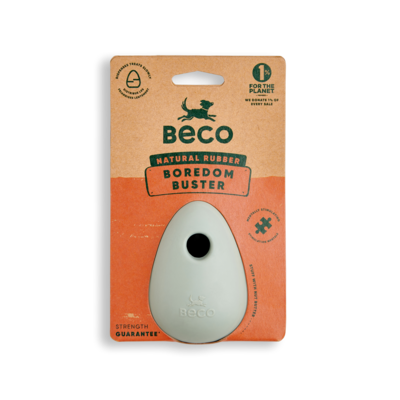 Beco Rubber Boredom Buster Enrichment Green Dog Toy