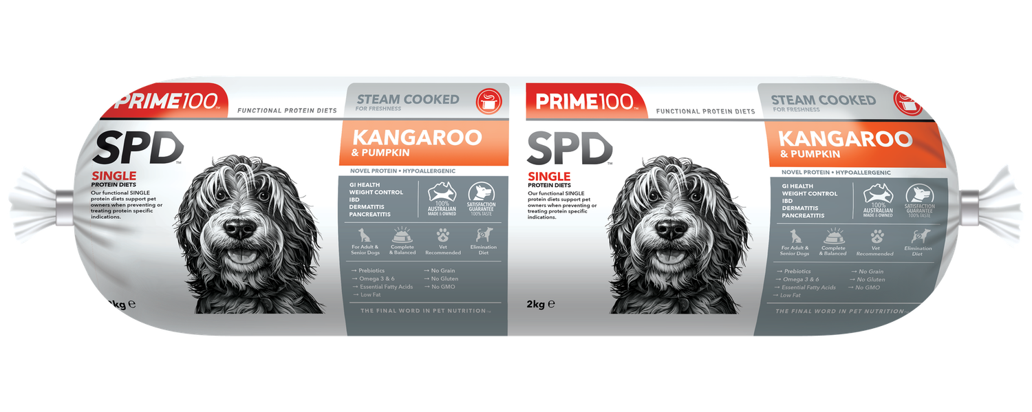 Prime100 SPD™ Kangaroo &amp; Pumpkin Fresh Fresh Roll Dog Food 2kg