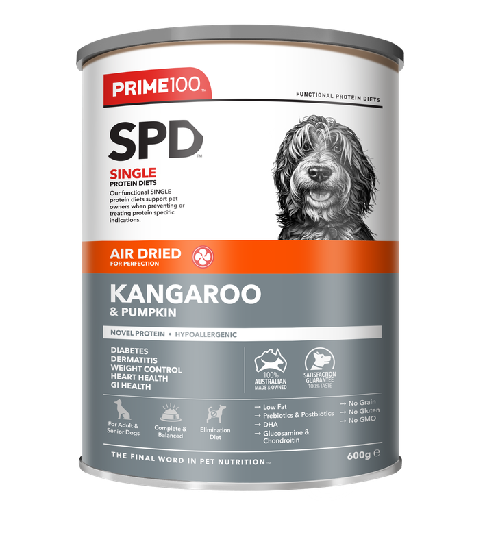 Prime100 SPD Air Kangaroo &amp; Pumpkin Dog Food 600 g