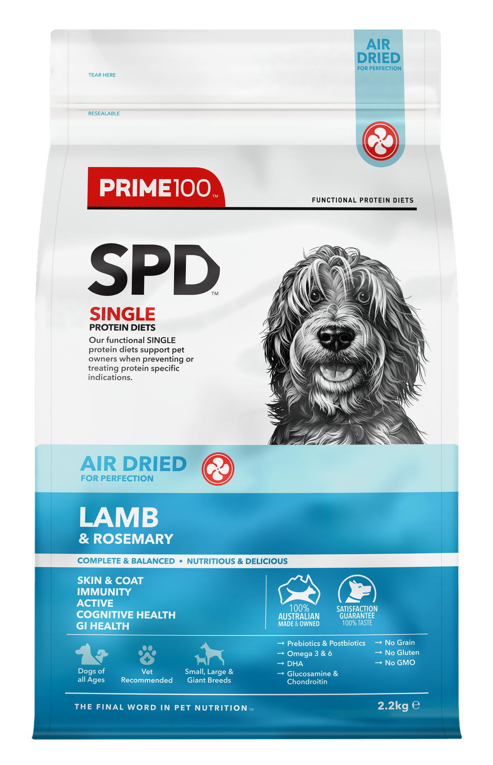 SPD Air Lamb &amp; Rosemary 2.2kg