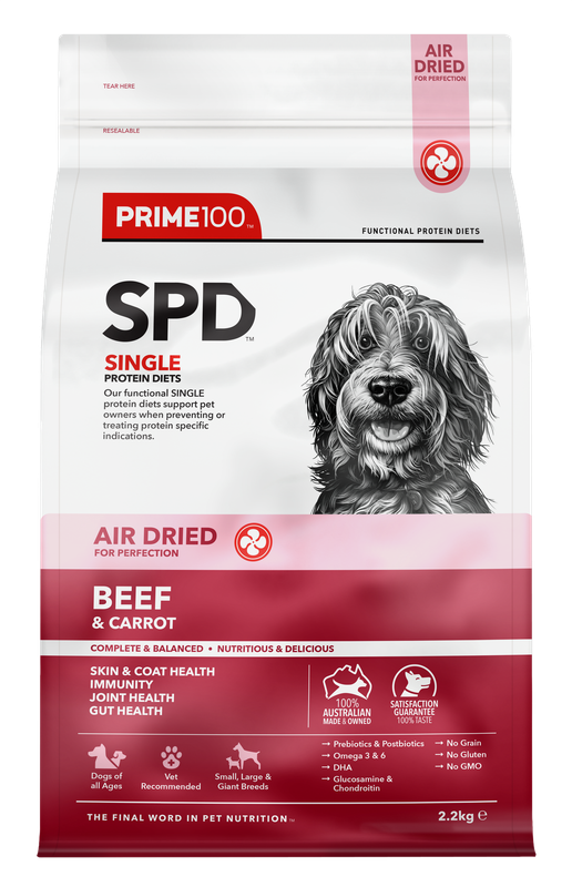Prime100 SPD™ Air Dried Beef &amp; Carrot 2.2kg