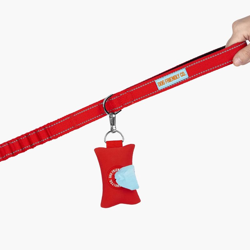 Dog Friendly Co. Poop Bag Holder - Red