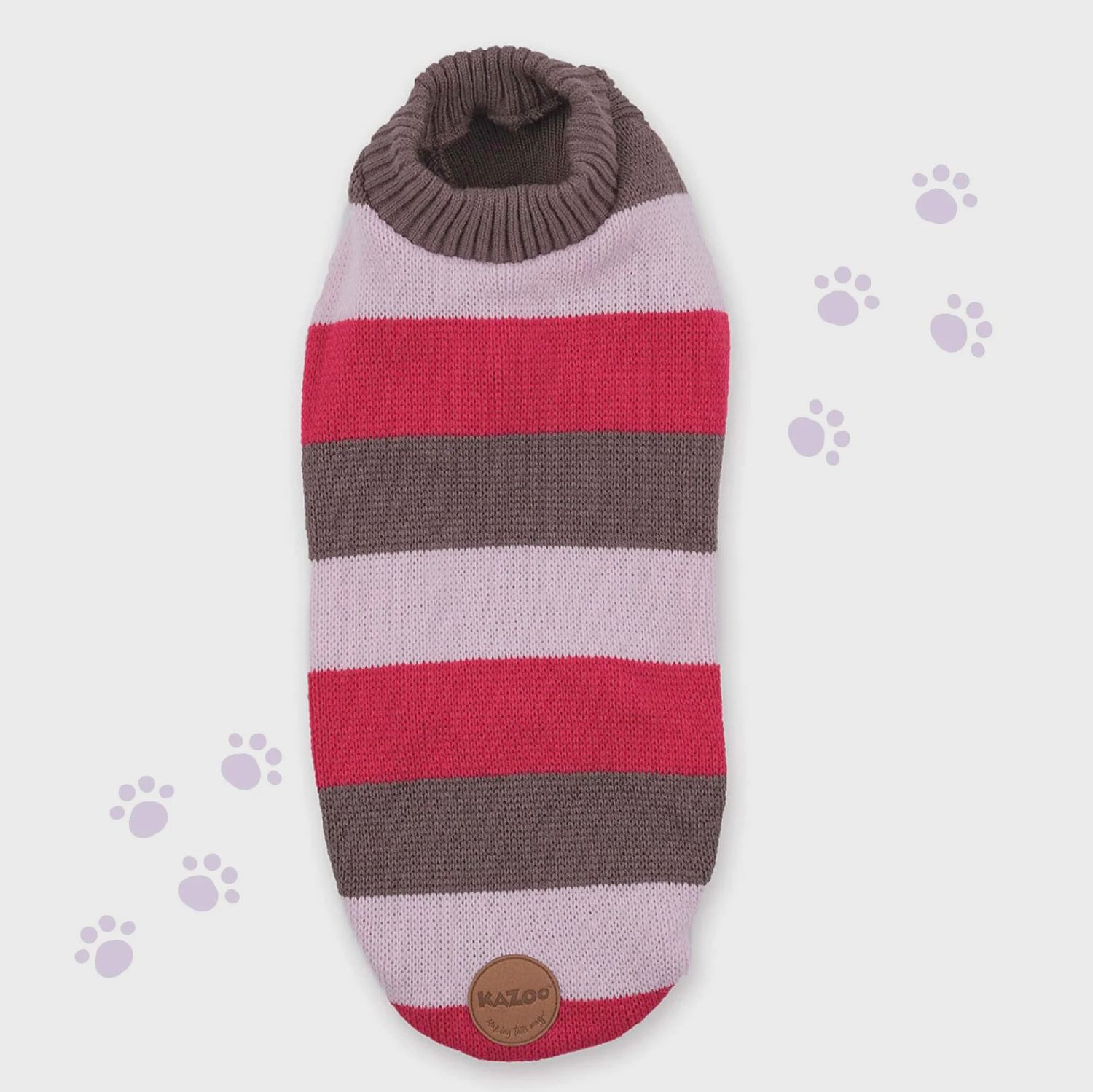 Kazoo Chestie Dog Jumper Pink - 33.5cm