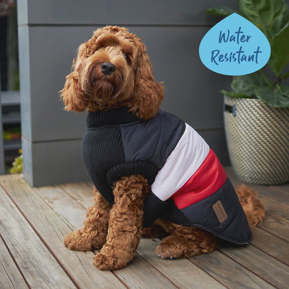 Kazoo Vovo Dog Puffer Jacket Pink Kiss 40cm