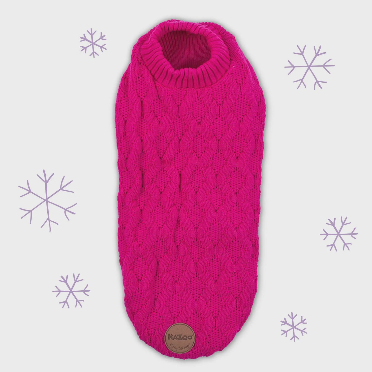 Kazoo Raspberry Pink Dog Jumper 59cm