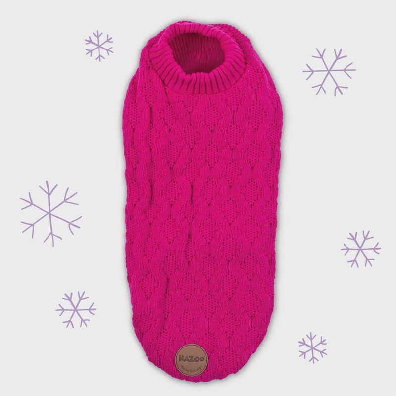 Kazoo Raspberry Pink Dog Jumper 59cm