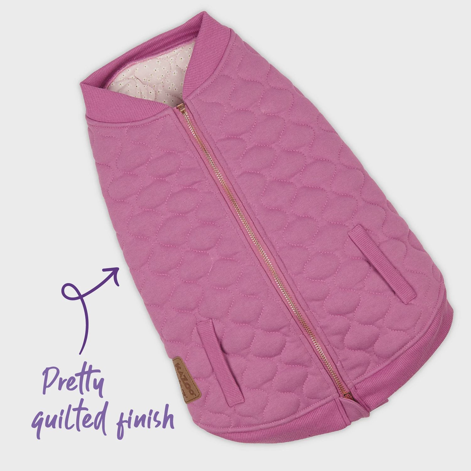 Kazoo Pink Petal Dog Jacket  46.5cm