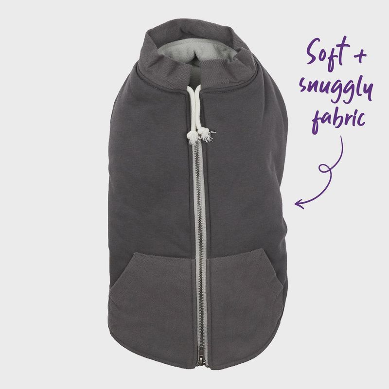Kazoo Kick Back Dog Jacket Grey 59.5cm