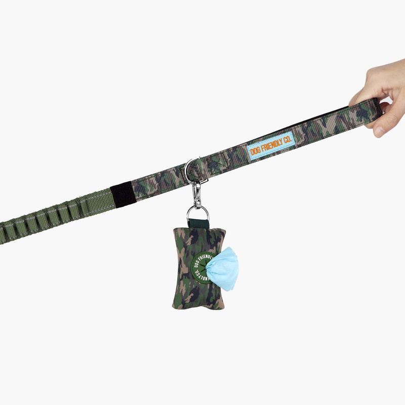 Dog Friendly Co Poop Bag Holder Green Camo
