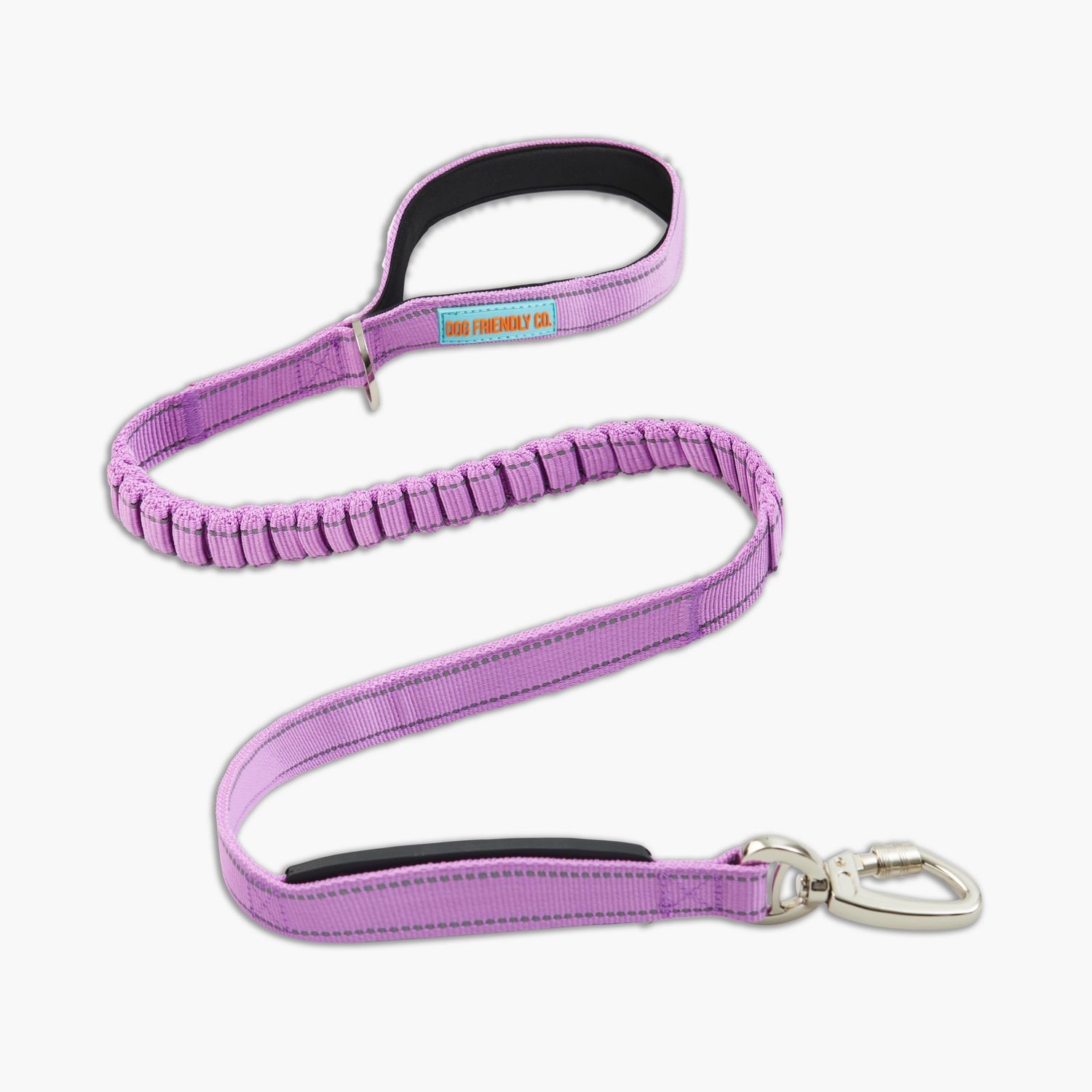 Dog Friendly Co Bungee Dog Leash Purple - Small