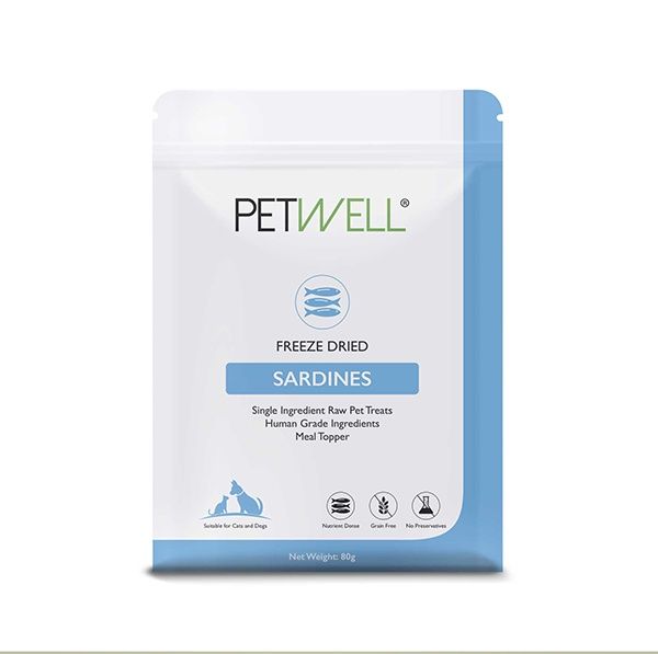 PetWell  Freeze-Dried Sardines 80g
