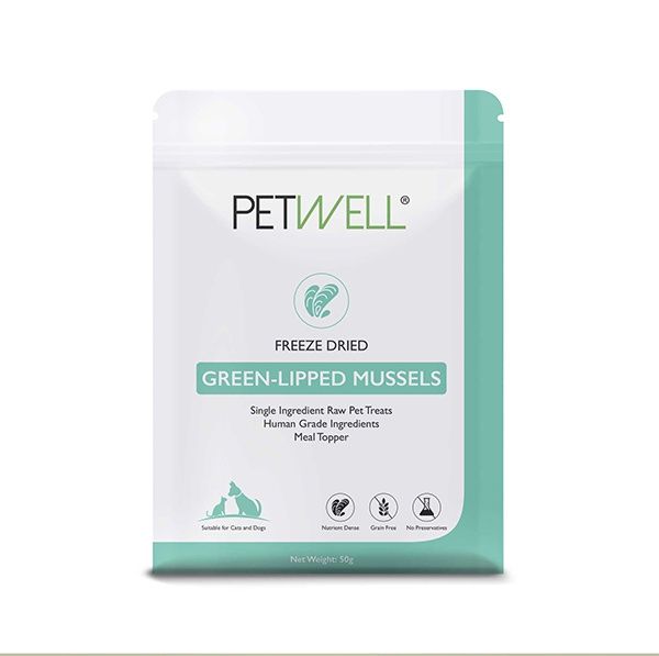 PetWell  Freeze-Dried Green Lipped Mussels 50g