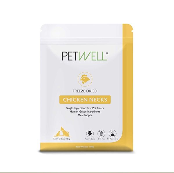 PetWell  Freeze-Dried Chicken Necks 100g