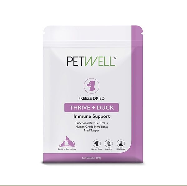 PetWell THRIVE + DUCK 100g