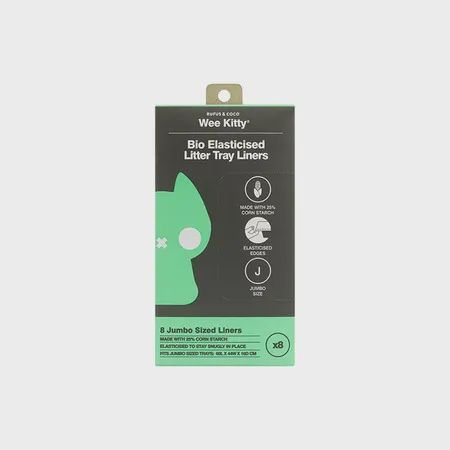 Wee Kitty Bio Elastic Litter Liners Jumbo 8 Pack