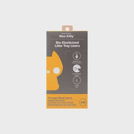Wee Kitty Bio Elastic Litter Liners Large 10 Pack