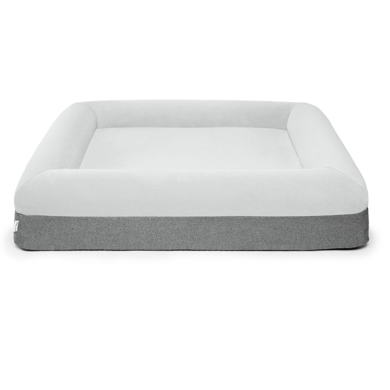 Dazy Dog Grey Plush Small Dog Bed
