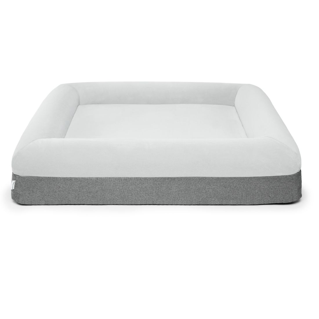 Dazy Dog Grey Plush Medium Dog Bed