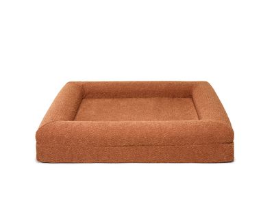 Dazy Dog Terracotta Boucle Small Dog Bed