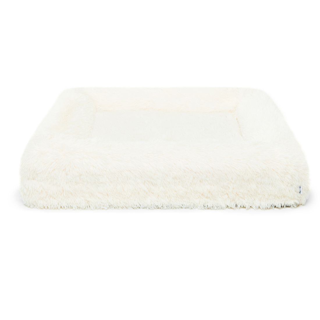 Dazy Dog Cream Shag Dog Bed Cover Small