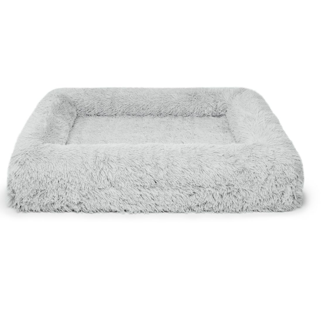 Dazy Dog Grey Shag Dog Bed Cover Large