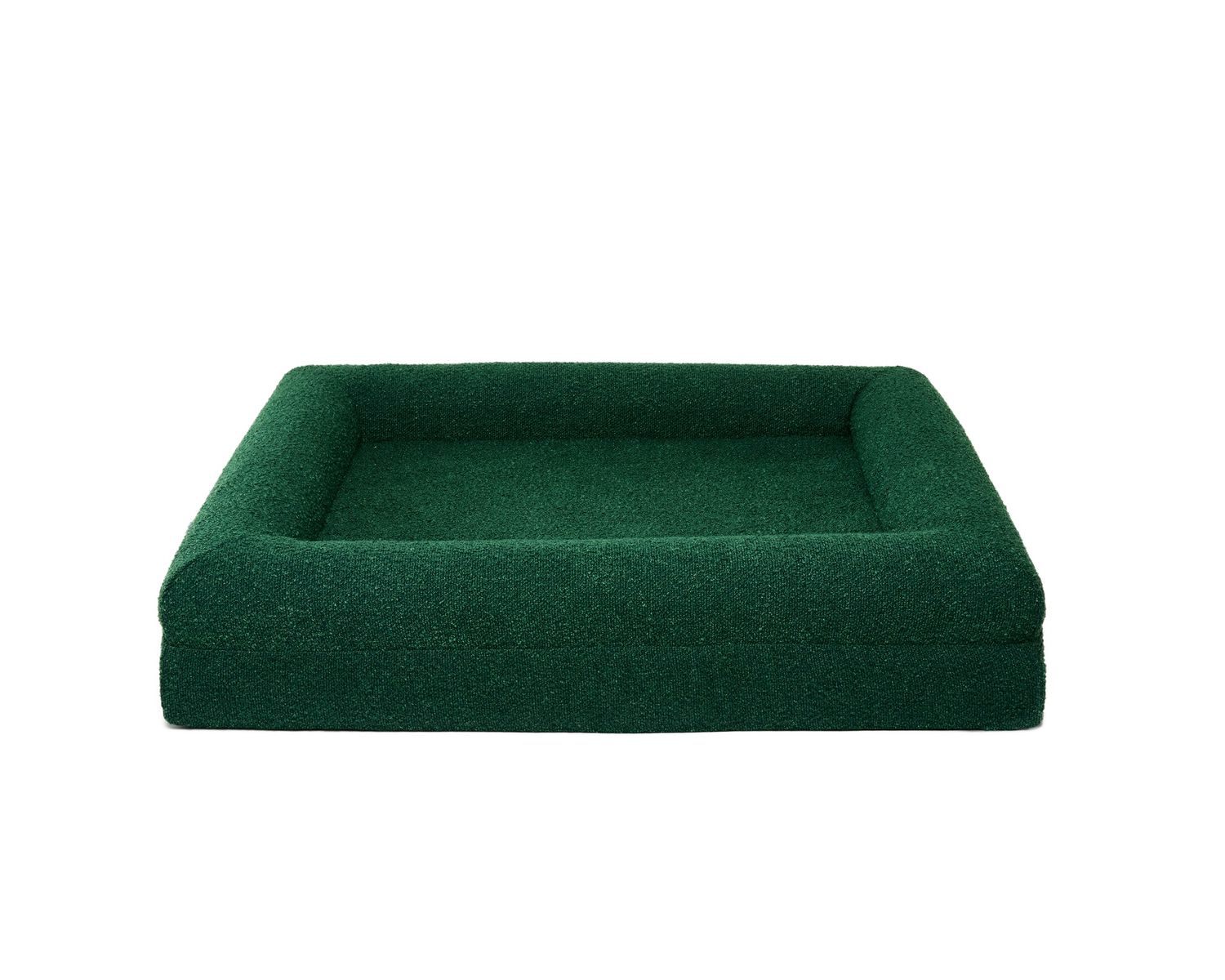 Dazy Dog Boucle Forest Green Dog Bed Cover Medium