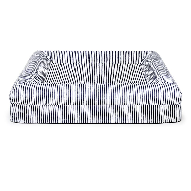 Dazy Dog Designer Navy Lines Dog Bed Cover Large