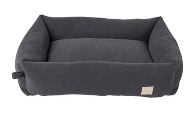 FuzzYard Life Corduroy Grey Slate Dog Bed - Medium
