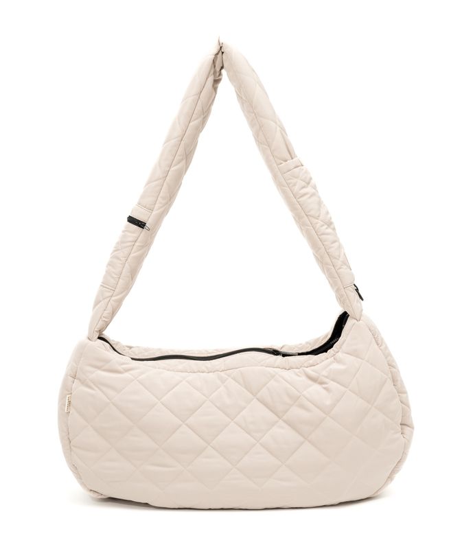 FuzzYard Life Quilted Sling Dog Carrier - Sandstone