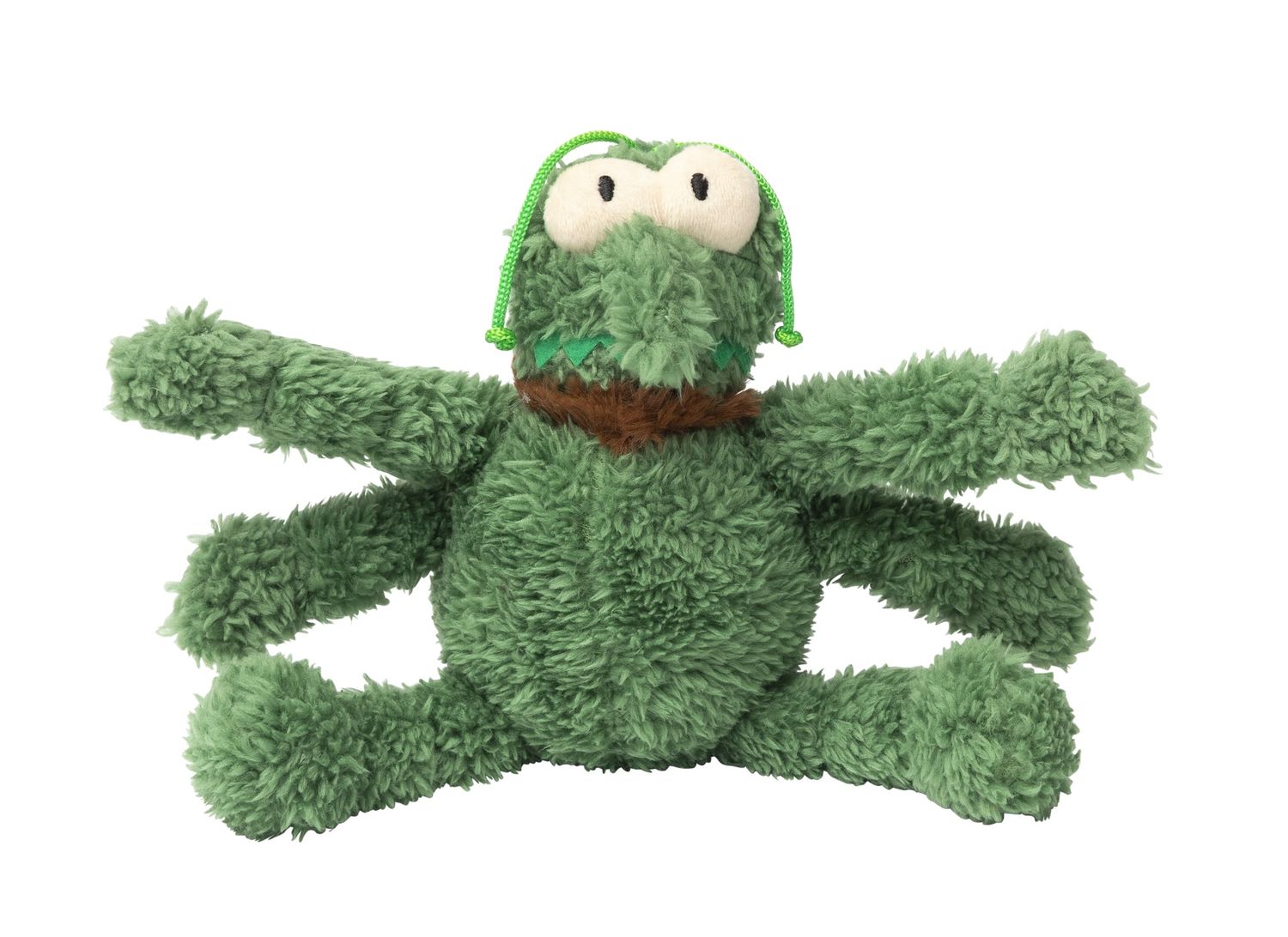 FuzzYard Scratchy Giant Green Flea  Dog Toy Large