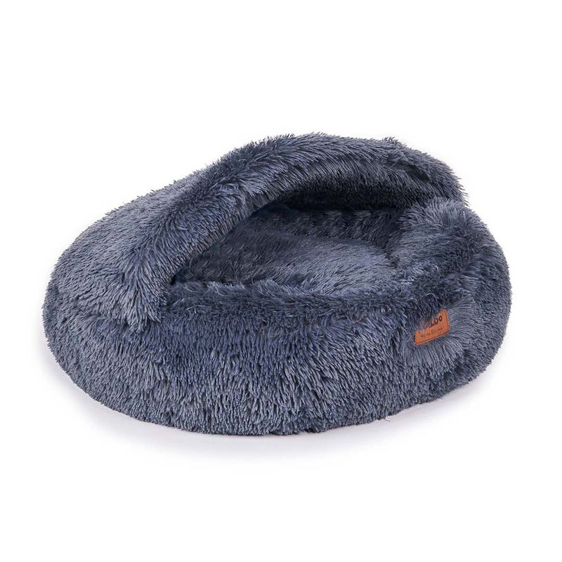 Kazoo Hideout Cat Bed - Stormy Grey