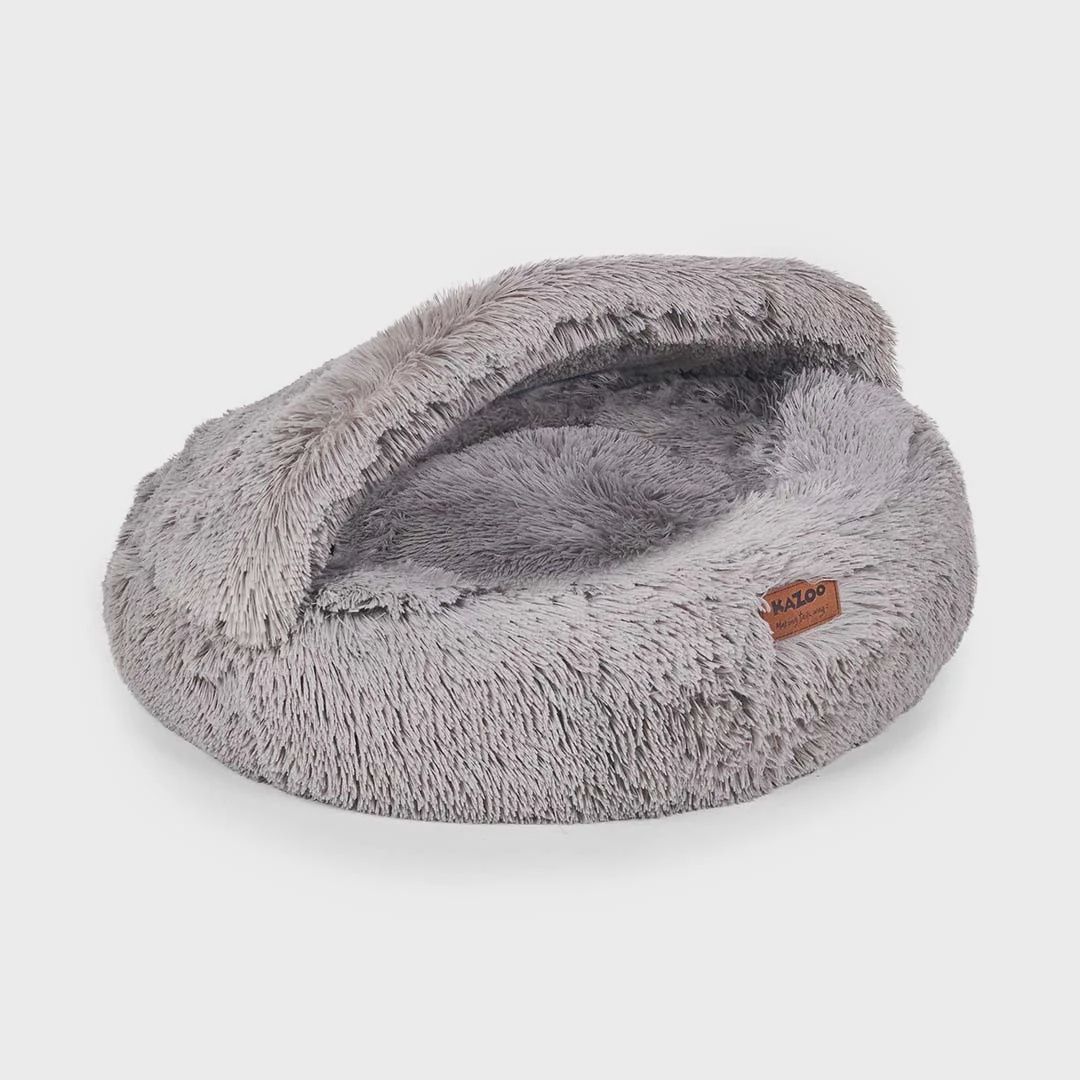 Kazoo Hideout Cat Bed - Mud