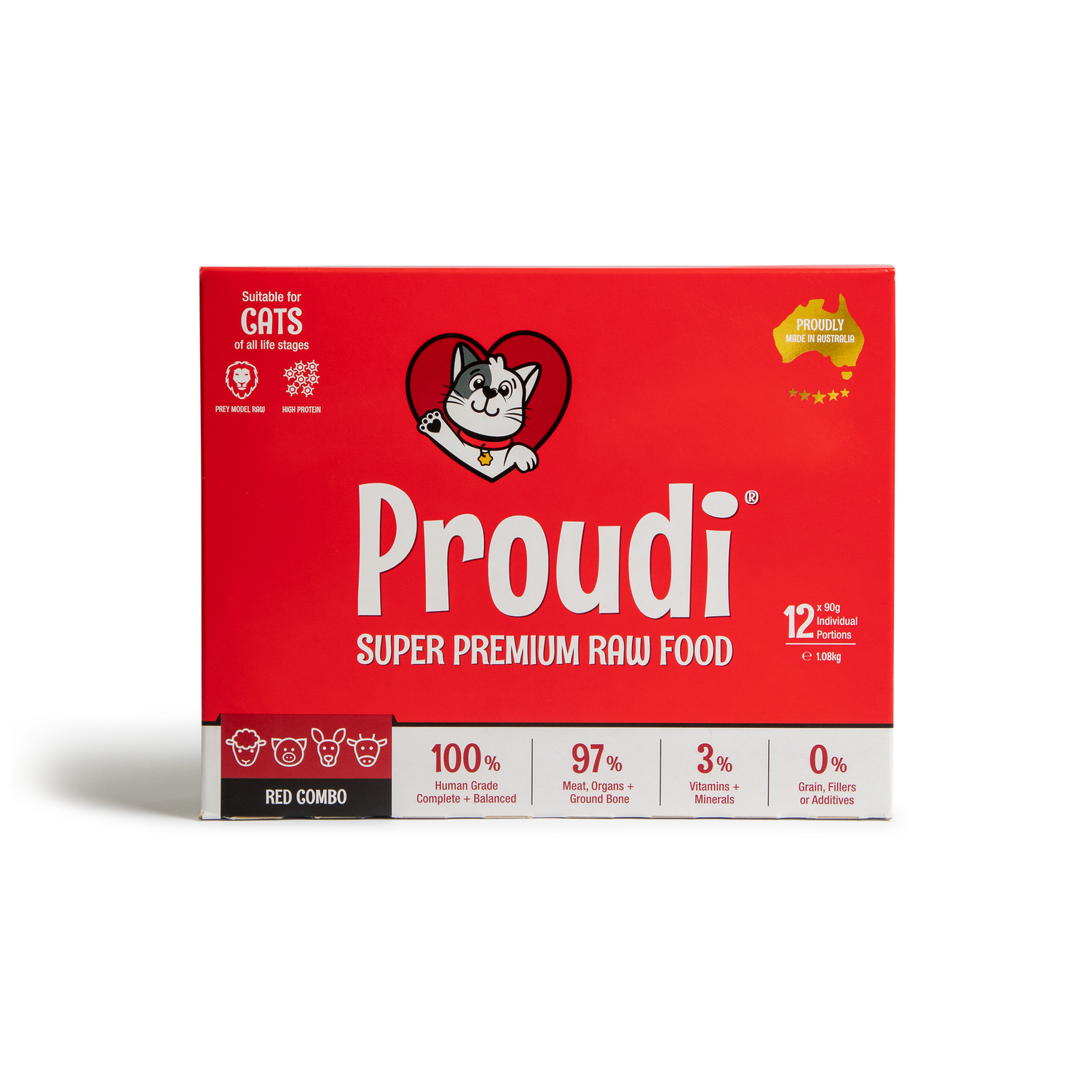 Proudi Cat Red Combo 1.08kg