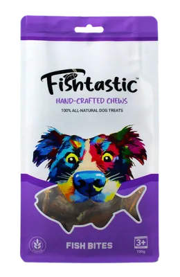 Fishtastic Fish Bites - Hand Crafted Chews 100G