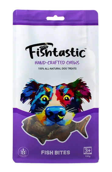 Fishtastic Fish Bites - Hand Crafted Chews 100G